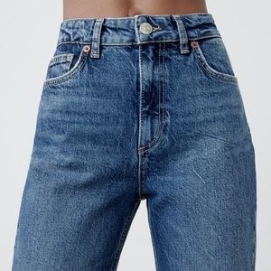 NWT ZARA High Rise Skinny Jeans - Med Blue (25)
